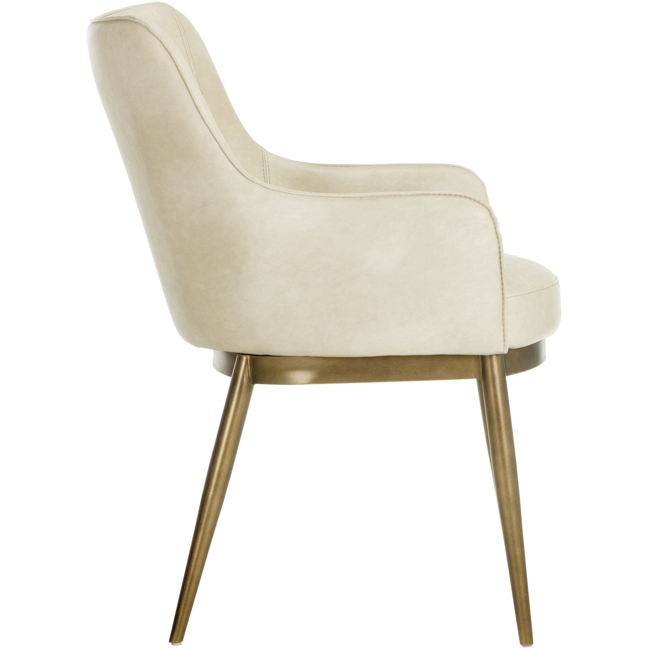 Franklin Bravo Cream Dining Armchair